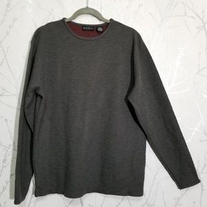 Wayne Gretzky Gray Lightweight Crewneck Sweater